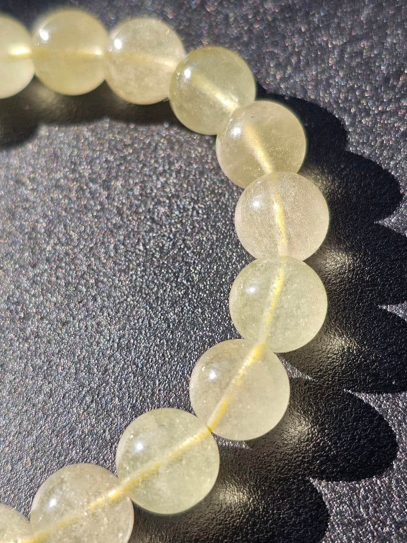 12.5mm・約10mm　リビアングラス　回紋珠　ブレスレット&ペンダントトップ