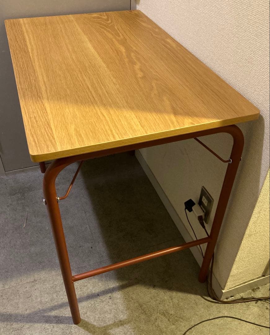 無印良品　折りたたみ　スチールパイプ　テーブル(置き配専用)