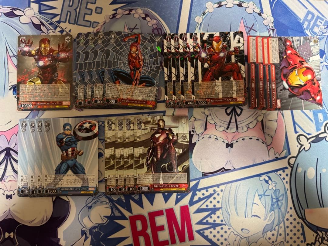 ヴァイスシュヴァルツ　MARVELデッキ　調整パーツ付き