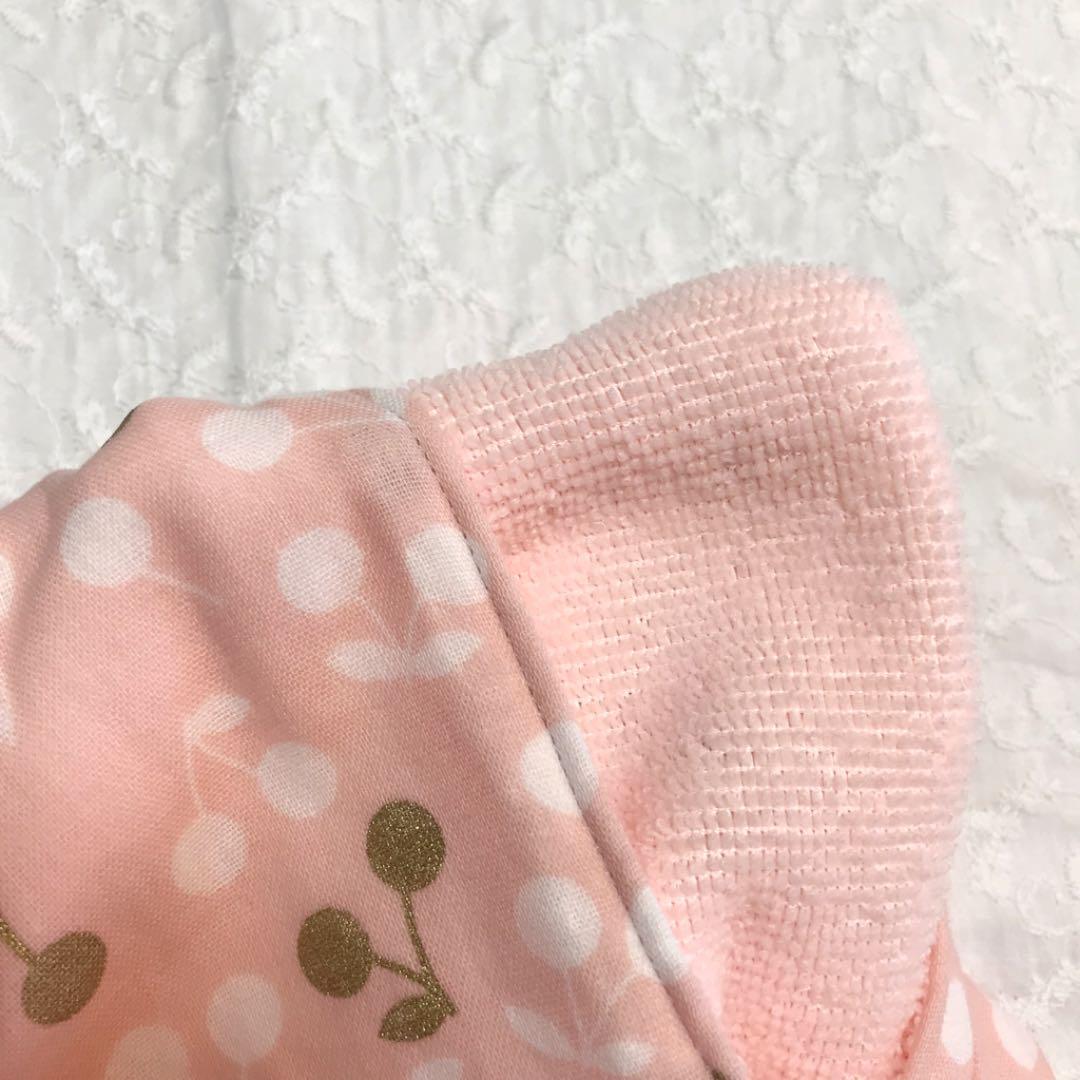 ふんわり アイス枕カバー 15×25 / ラメ さくらんぼ