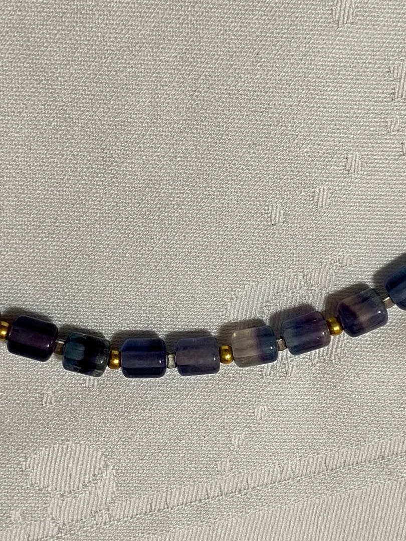 CHRIO クリオ スーパーネックレス フローライト 天然石 SN 65㎝