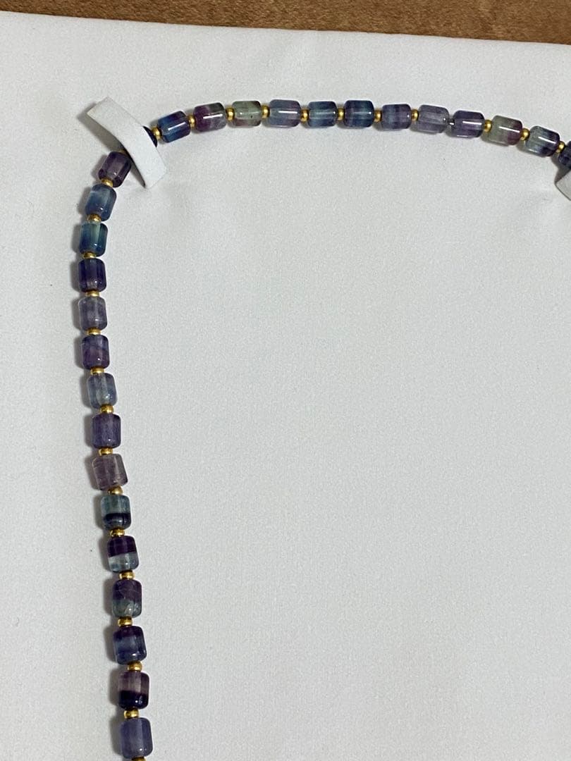 CHRIO クリオ スーパーネックレス フローライト 天然石 SN 65㎝