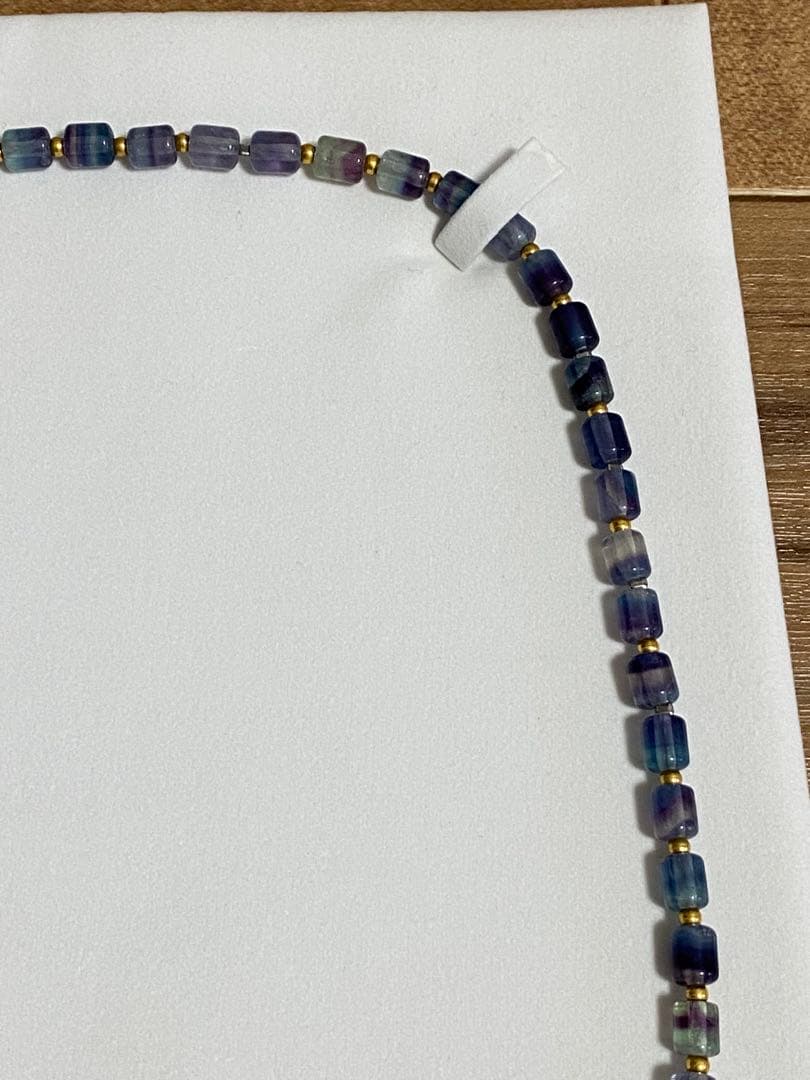 CHRIO クリオ スーパーネックレス フローライト 天然石 SN 65㎝