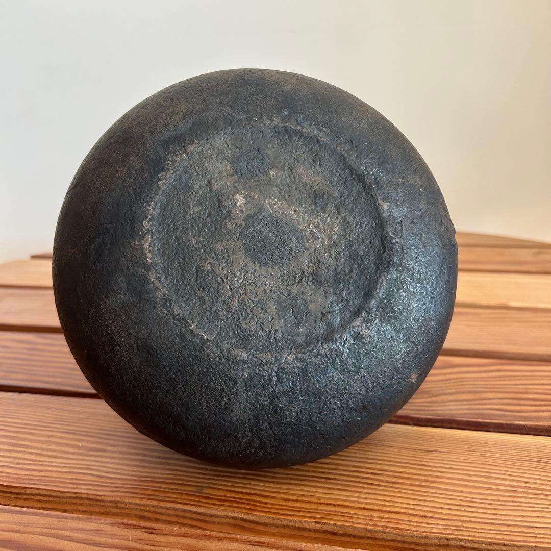 【名品・入手困難】南部鉄器 釜定 鉄瓶「新珠 肌」1.5L 刻印有 宮伸穂