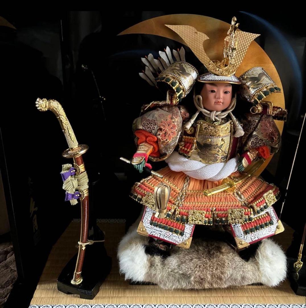 五月人形　久月　すこやか若大将飾