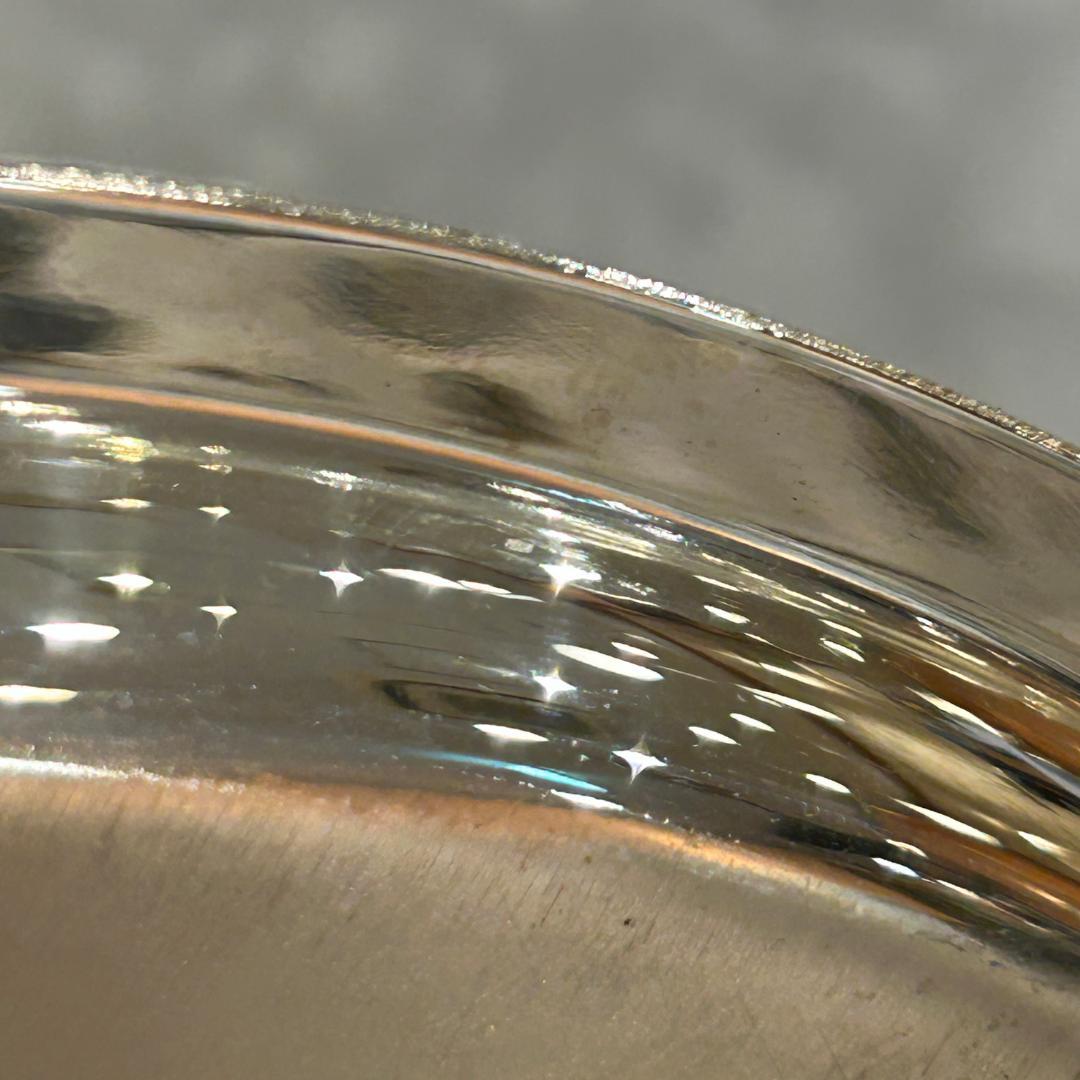 年末特別セール♥Barker Ellis　銀メッキ製　オーバルトレイ