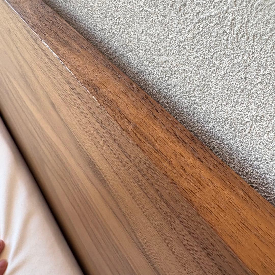 無印良品 ベッドフレーム スモール ウォルナット2