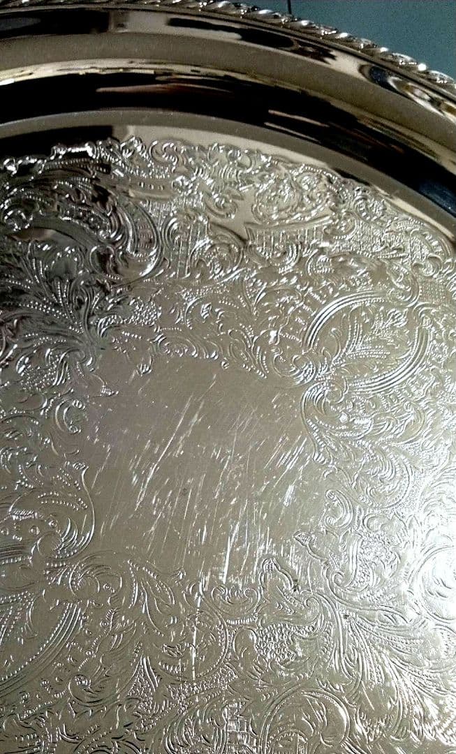 シルバートレイ　アンティークシルバープレート　オネイダ　ONEIDA