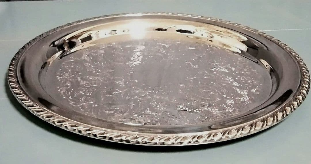 シルバートレイ　アンティークシルバープレート　オネイダ　ONEIDA