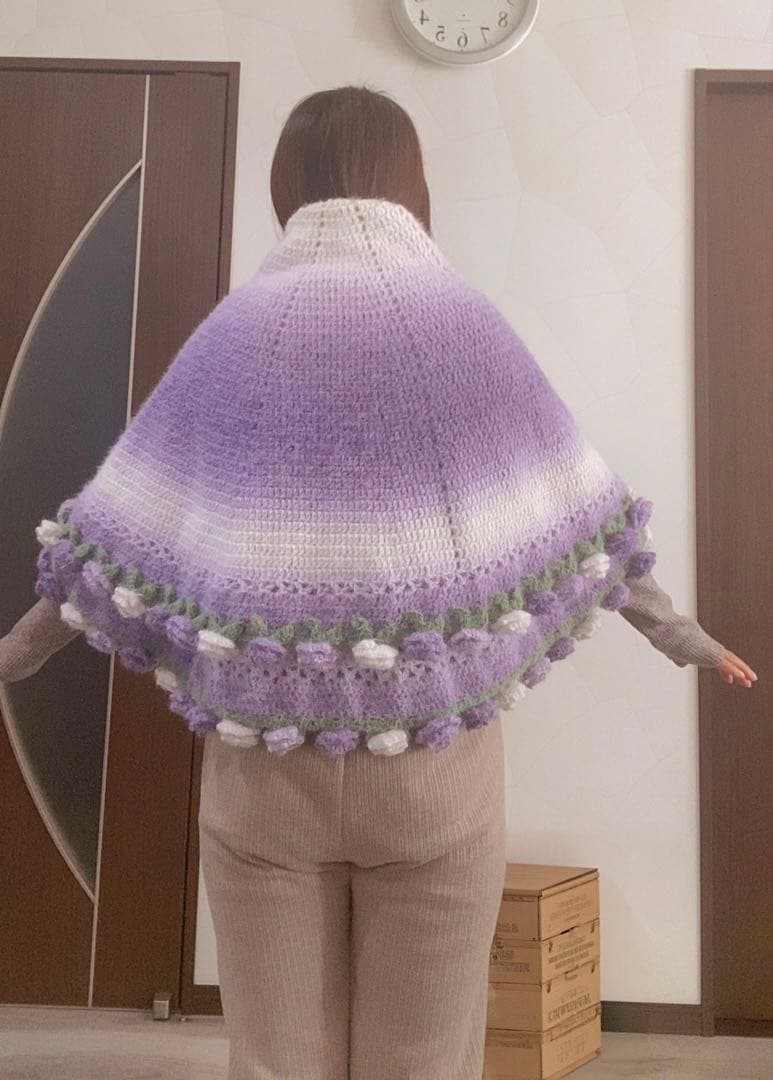 バラの花束ブランケット直径115cm，66本の大きな花ストール