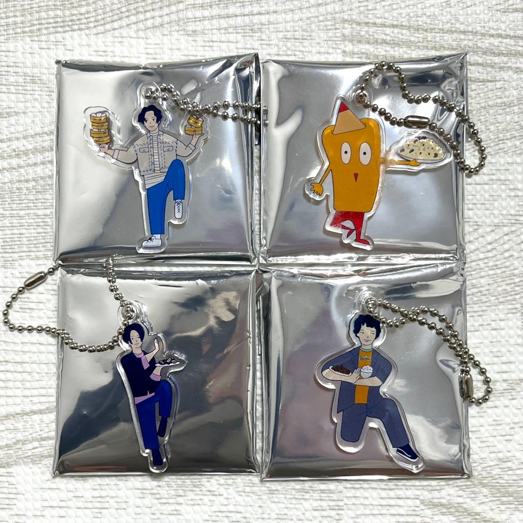 マカロニえんぴつ マカえん キーホルダー 4点セット 中華 - メルカリ