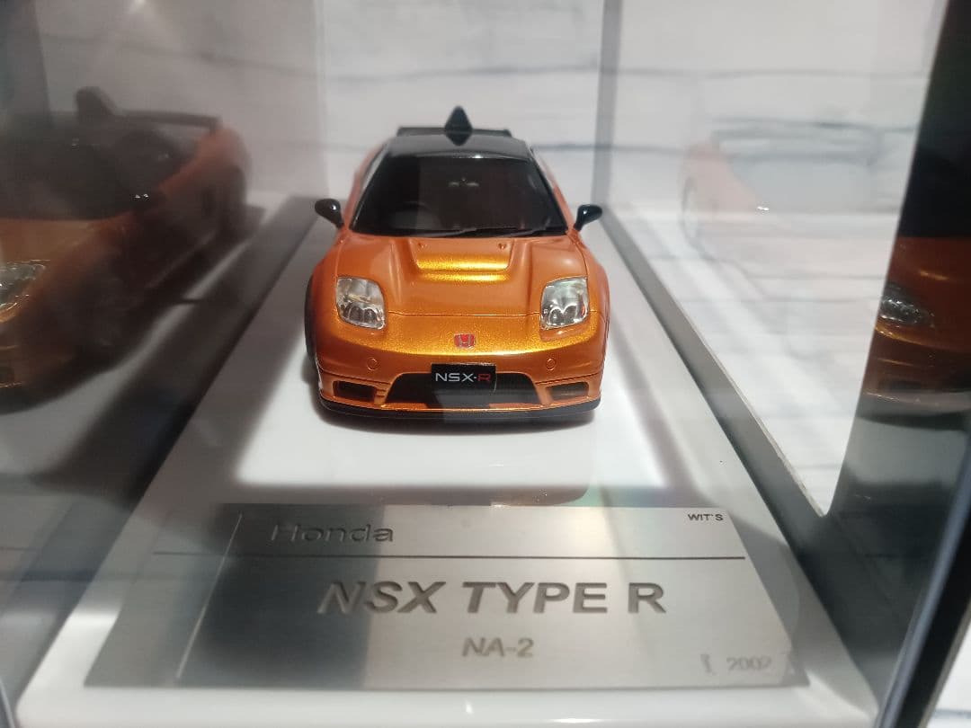 1/43 Wits　ホンダ　NSX タイプR　ミニカー　オレンジ