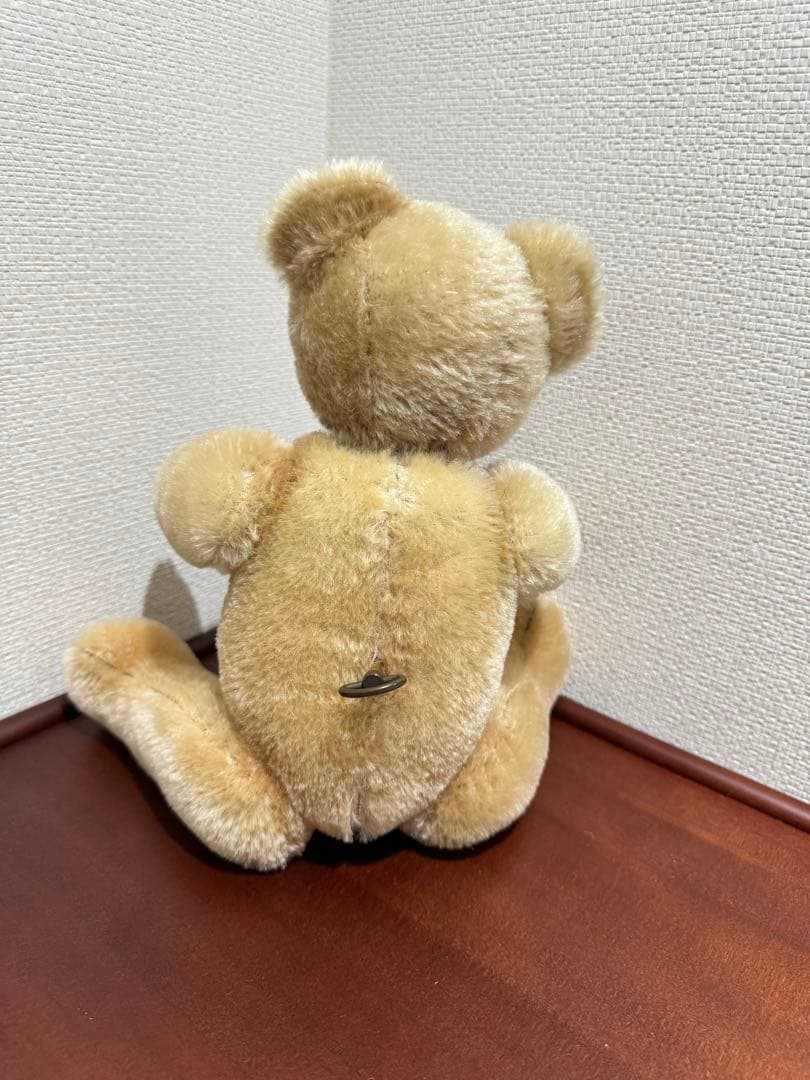 リュージュ オルゴール入首振りテディベアreugeテディベアのピクニック