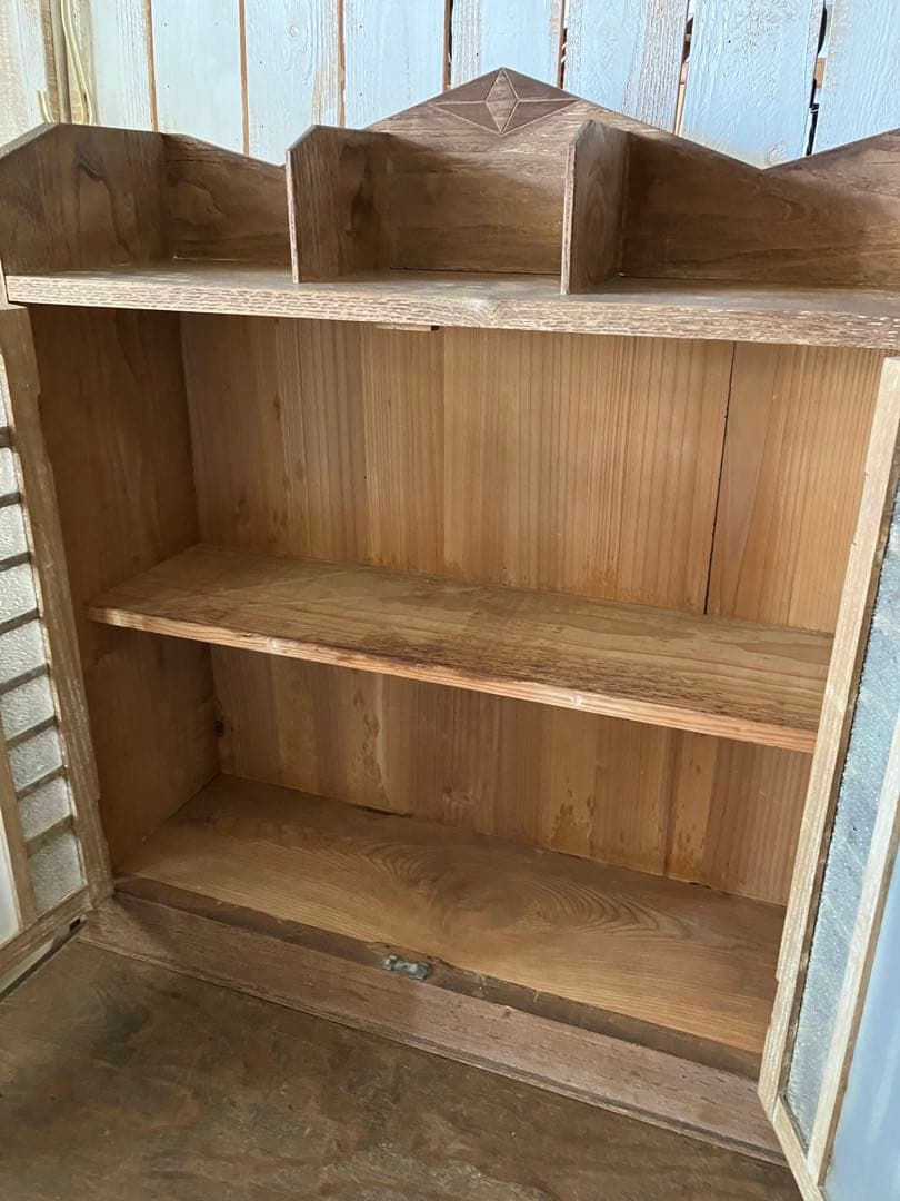 古道具 箪笥 アンティーク　キャビネット　本棚　ラック　飾り棚