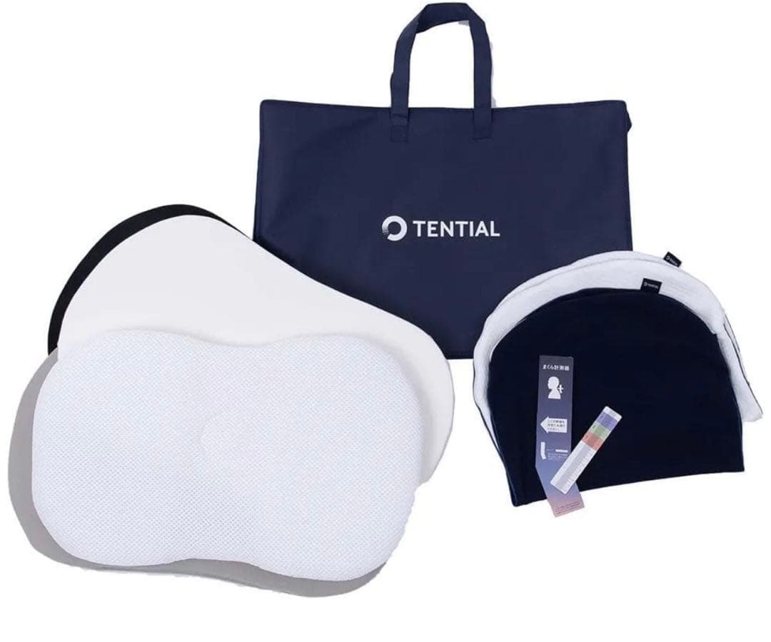 TENTIAL オーバル型枕 ネイビー