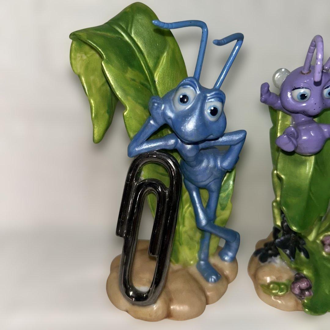 バグズライフ　陶器　フィギュア　３点セット　レア　バグズ•ライフ　フリック