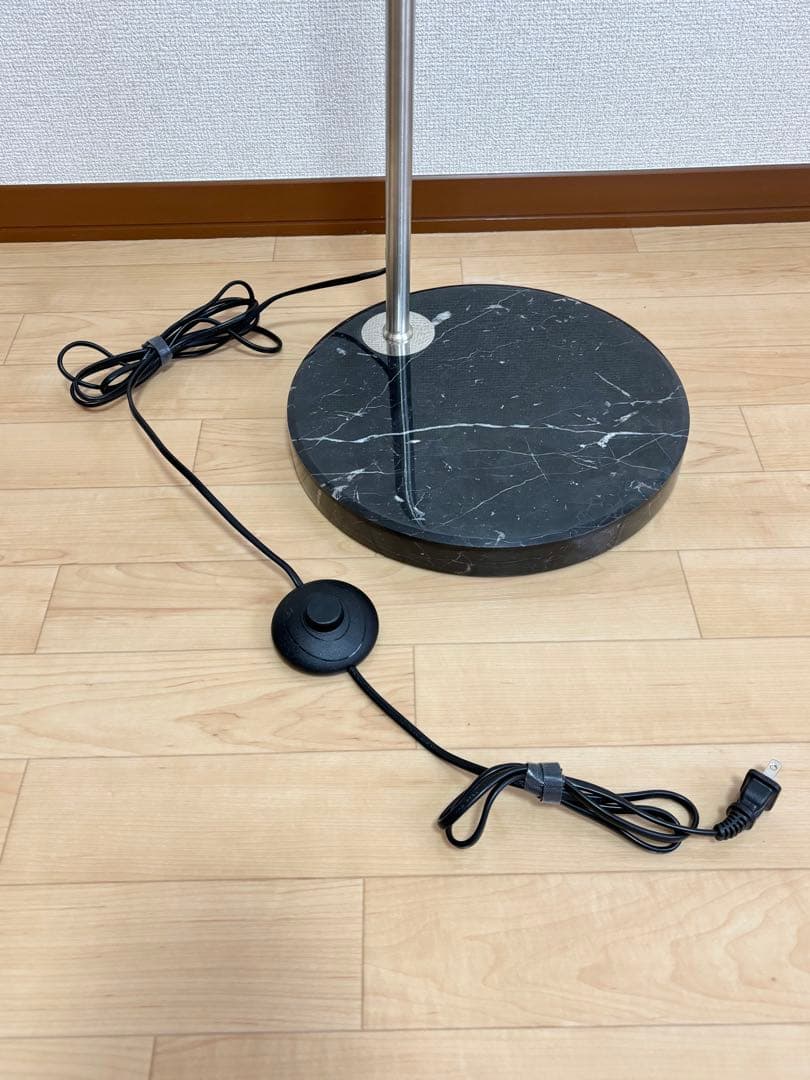 【セール中】北欧アーチ型フロアランプ（シルバー）調光調色可能/Sサイズ