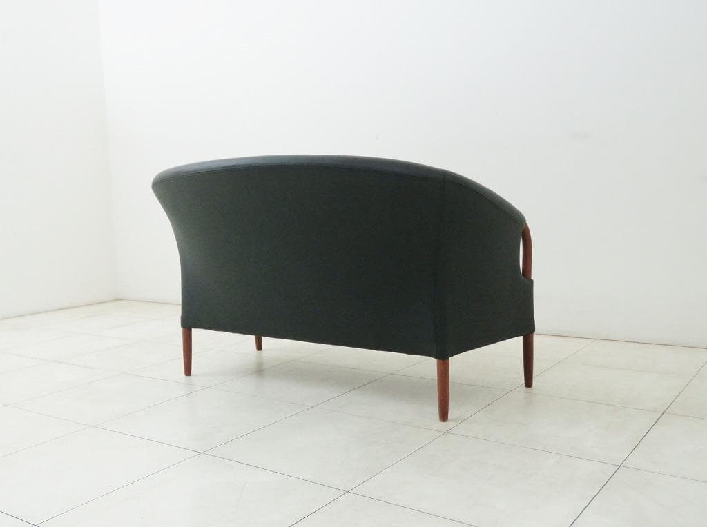 デンマーク NIELAUS&JEKI MOBLER 2人掛けソファ 本革×チーク