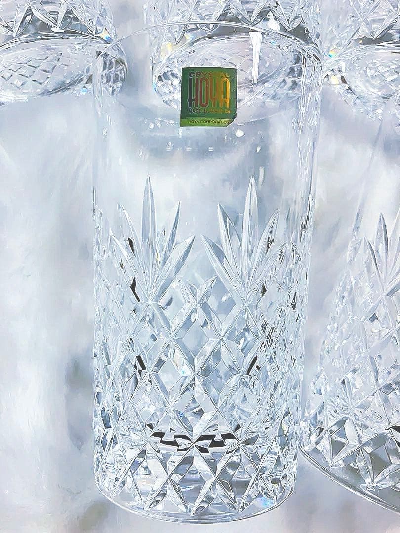 HOYA CRYSTAL クリスタルガラス グラス 6個セット ホヤ - メルカリ