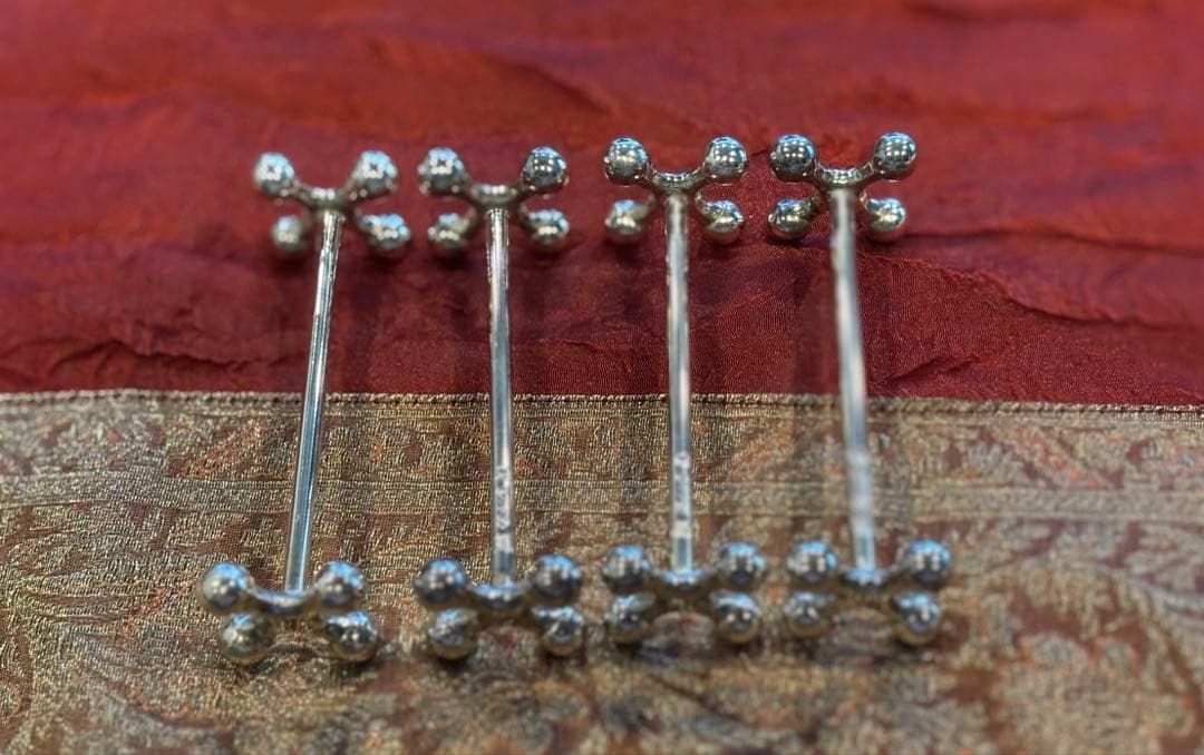 新品未使用　Christofle カトラリーナイフレスト　ブール 4客セット