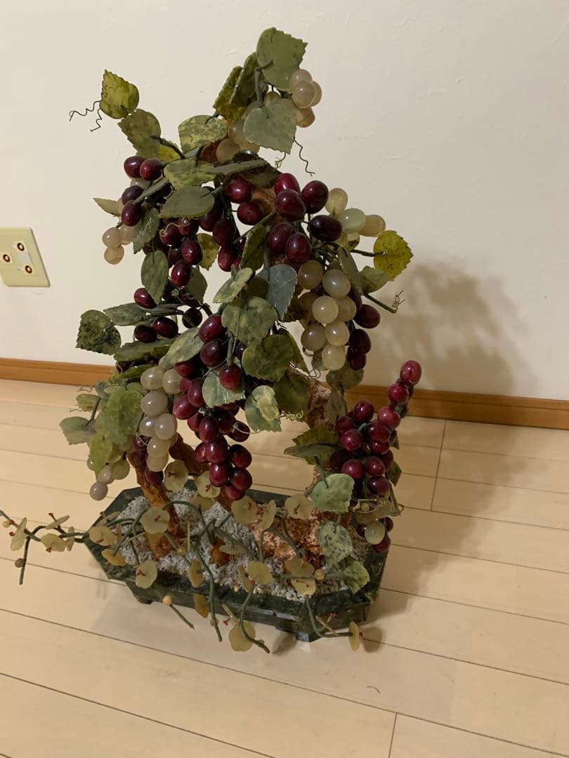ミニちゃん　(ベビーショップ)さん専用 葡萄の木のオブジェ　縁起物　インテリア