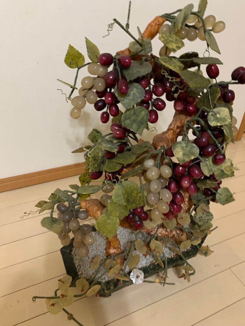 ミニちゃん　(ベビーショップ)さん専用 葡萄の木のオブジェ　縁起物　インテリア