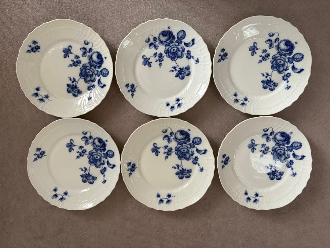 RichardGinoriリチャードジノリ ローズブルー 20cm 6枚セット