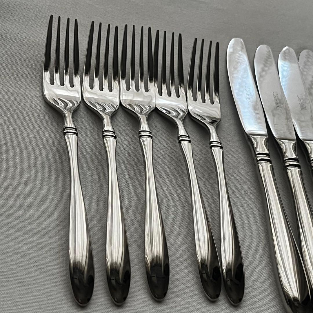 中古 アズマ インペリアル 18-18ステンレス カトラリー フォーク スプーン