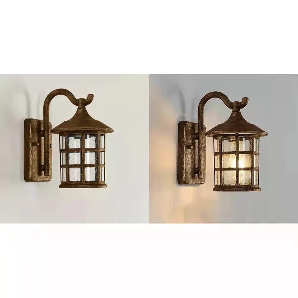 美しい 屋外照明 ウォールランプ アンティーク風 アイアン