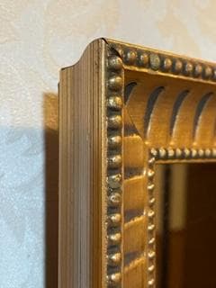 額縁鏡　 姿見洋風金装飾エレガント鏡　豪華高級額縁鏡　CADRE　FRANCE