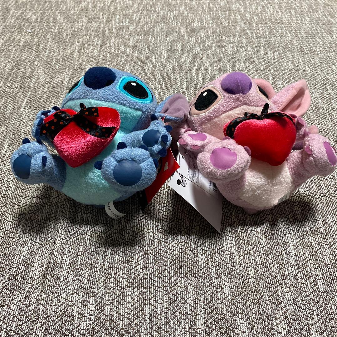 レア】Disney スティッチ エンジェル ディズニーストア ぬいぐるみ