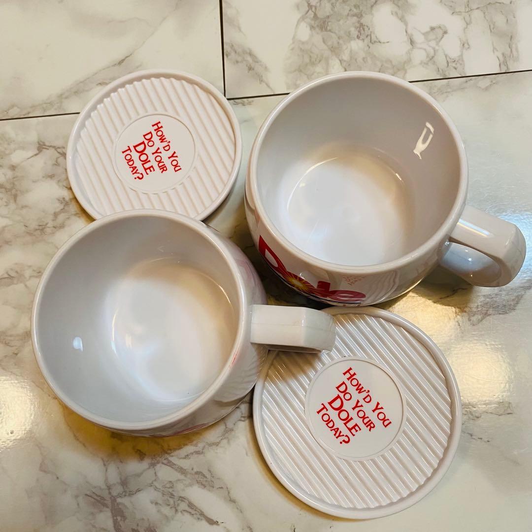 レア【Dole HAWAII】ドールハワイ蓋付きマグカップ2個セット ビンテージ