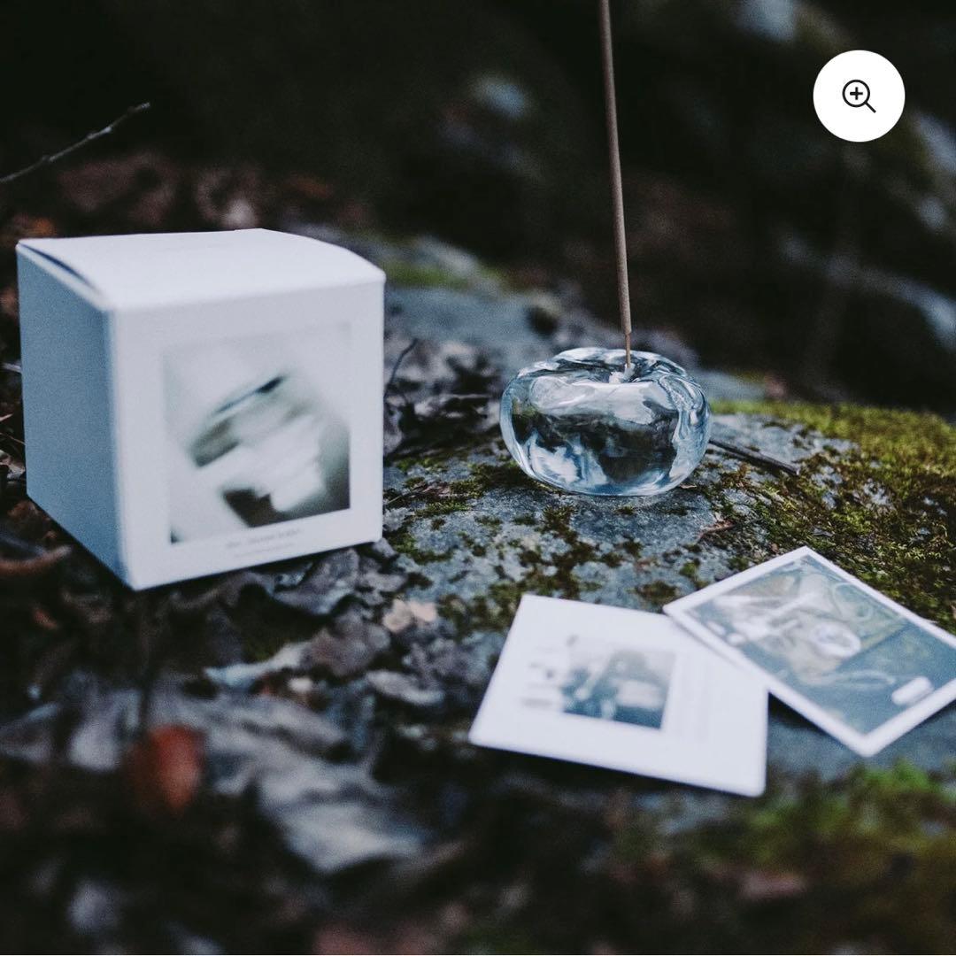 美品【comma】DEW. (INCENSE HOLDER) お香立て ガラス