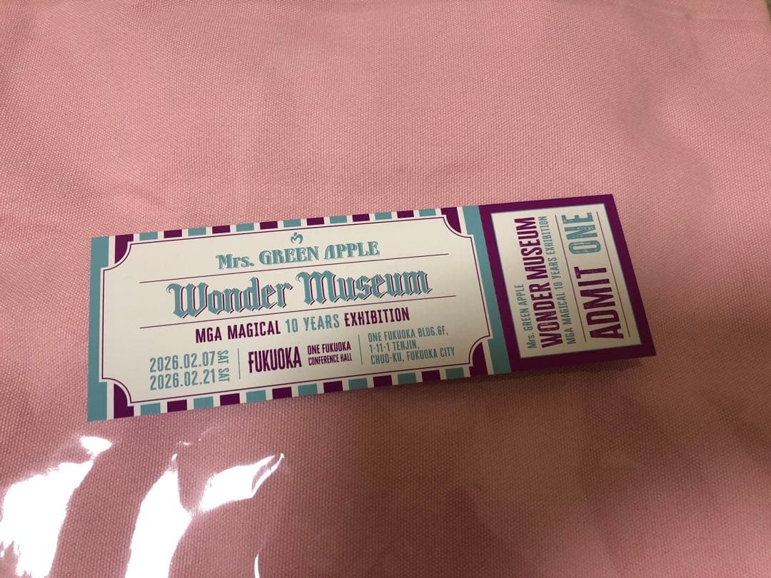 Mrs. GREEN APPLE ミセス ワンダーミュージアム トート福岡限定 - メルカリ