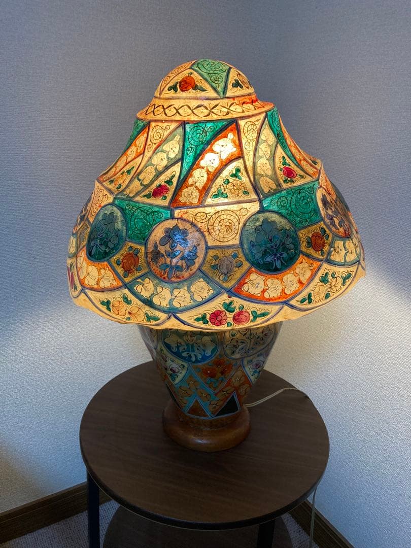 アンティーク　キャメルランプ　インテリア　スタンドライト　昭和レトロ