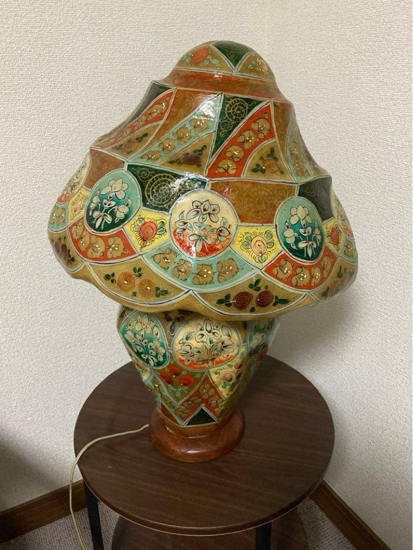 アンティーク　キャメルランプ　インテリア　スタンドライト　昭和レトロ