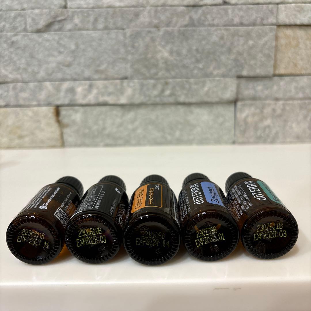 doTERRA 人気エッセンシャルオイル 5本 15ml
