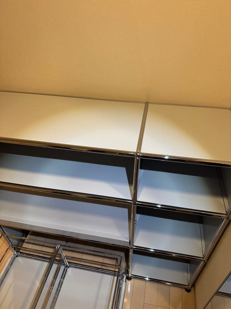 usm ハラー オープンシェルフ 3段 引き出し付き グレー