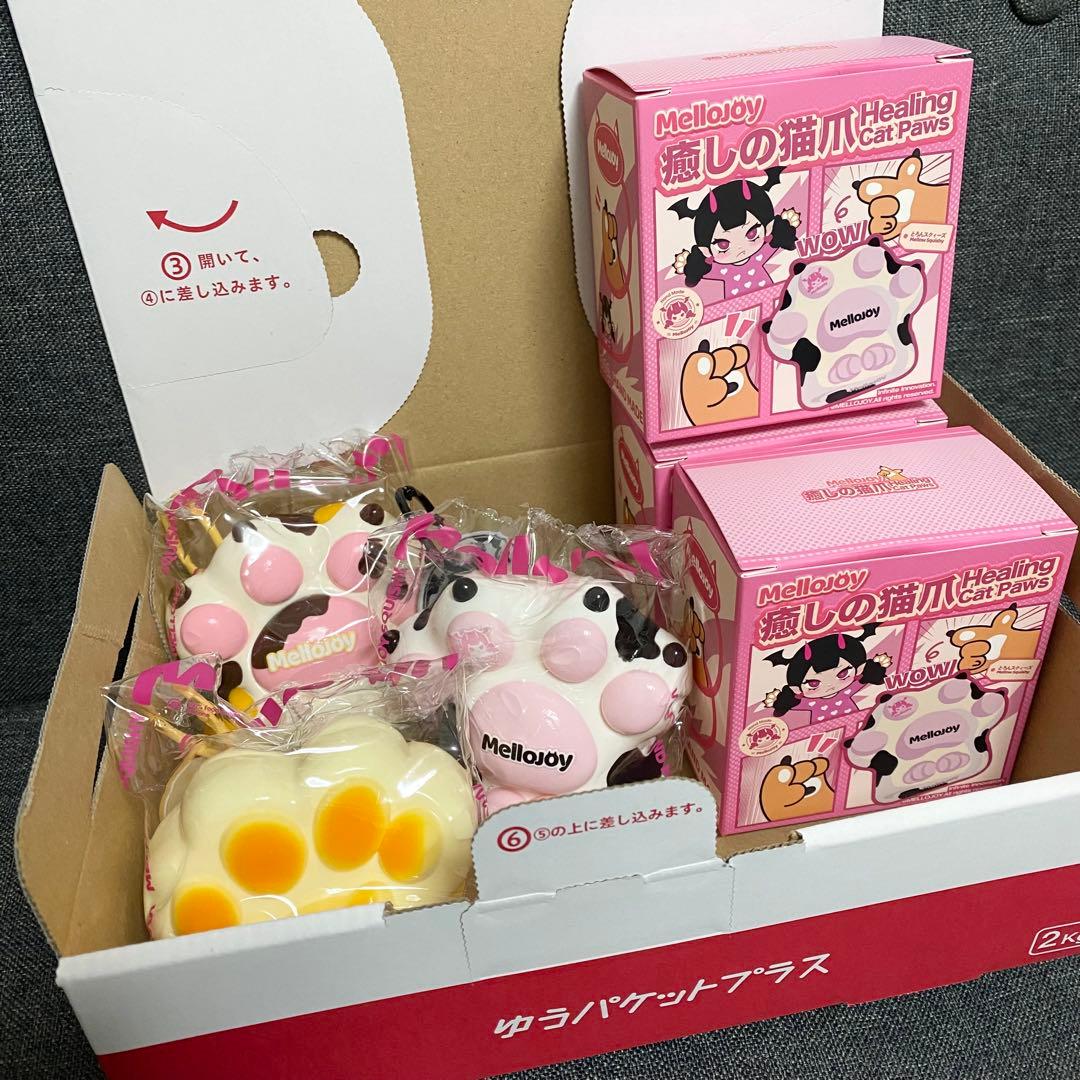 Mellojoy メロジョイ スクイーズ 猫爪3つセット - メルカリ
