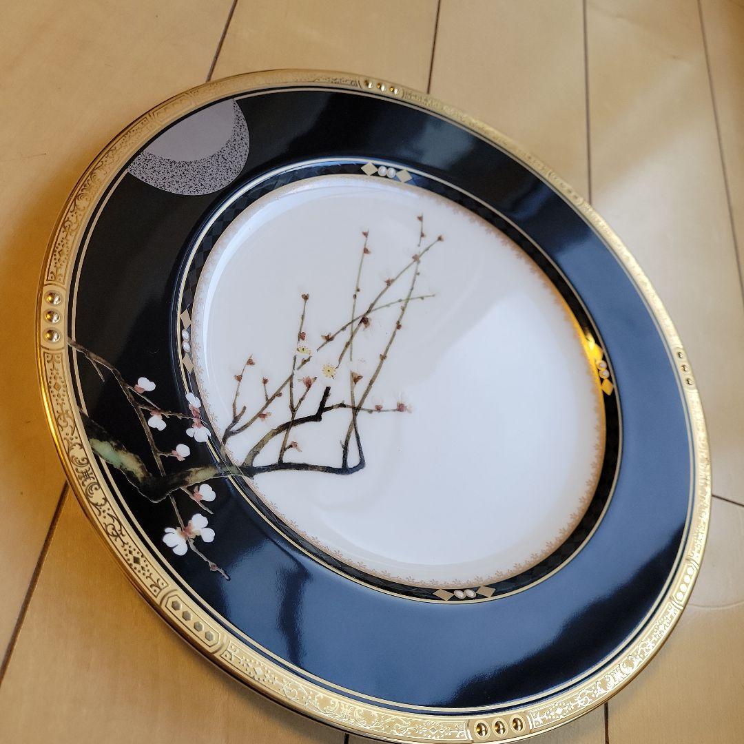 【100周年アニバーサリー】ノリタケ③　四季彩舞曲　梅　27cmプレート