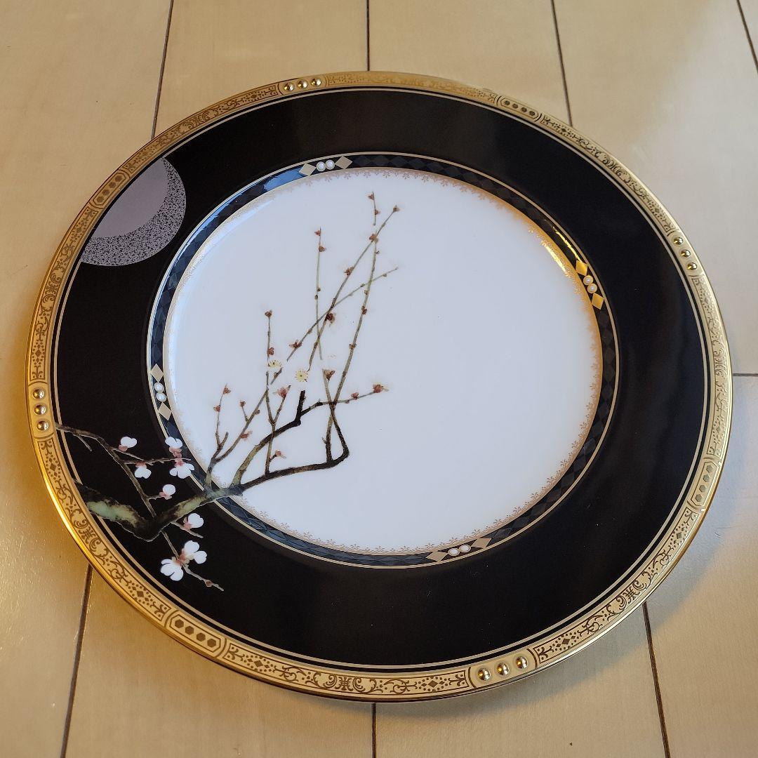 【100周年アニバーサリー】ノリタケ③　四季彩舞曲　梅　27cmプレート