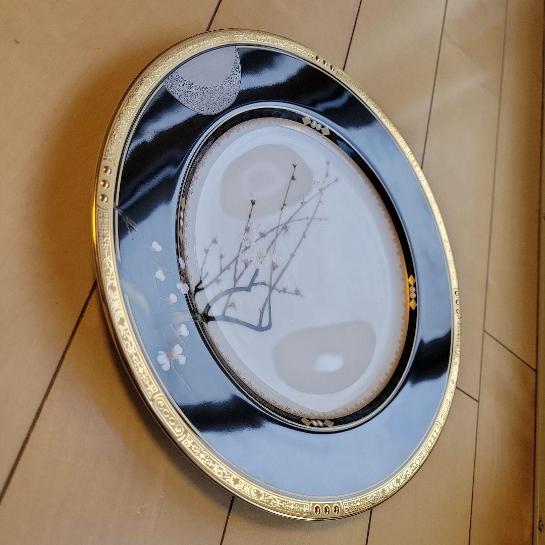 【100周年アニバーサリー】ノリタケ③　四季彩舞曲　梅　27cmプレート