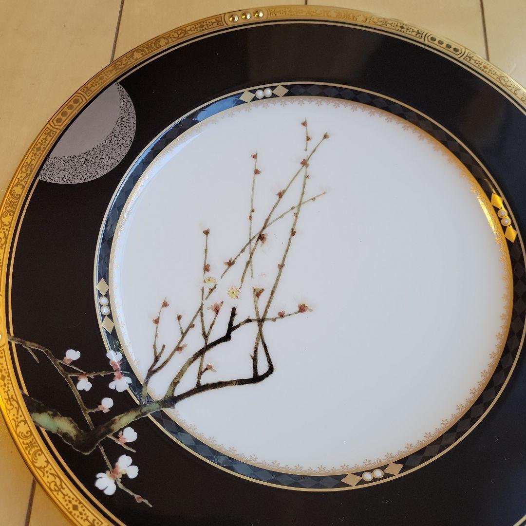 【100周年アニバーサリー】ノリタケ③　四季彩舞曲　梅　27cmプレート