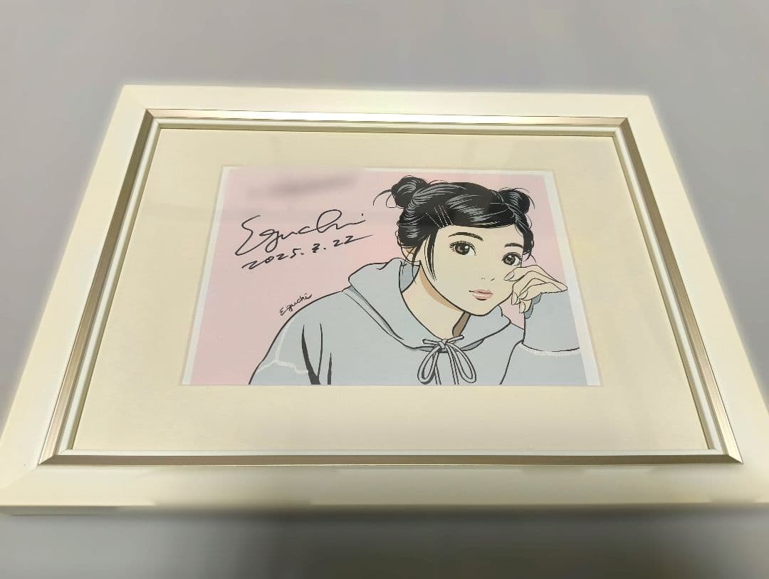 江口寿史 A5版イラストカード フレーム付 他