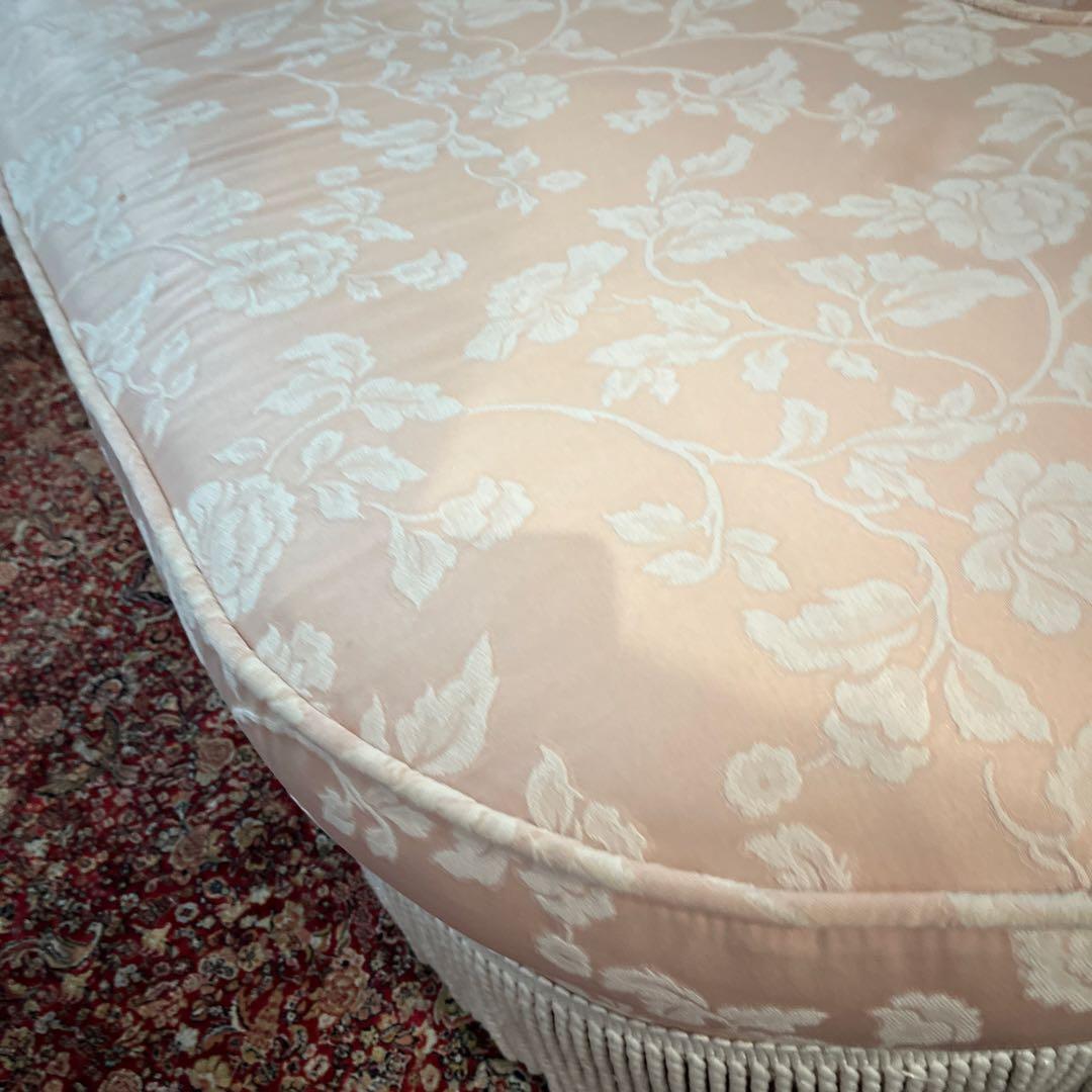 姫系 ピンク フラワーパターン カウチソファ　ロココ調　ジェニファーテイラー