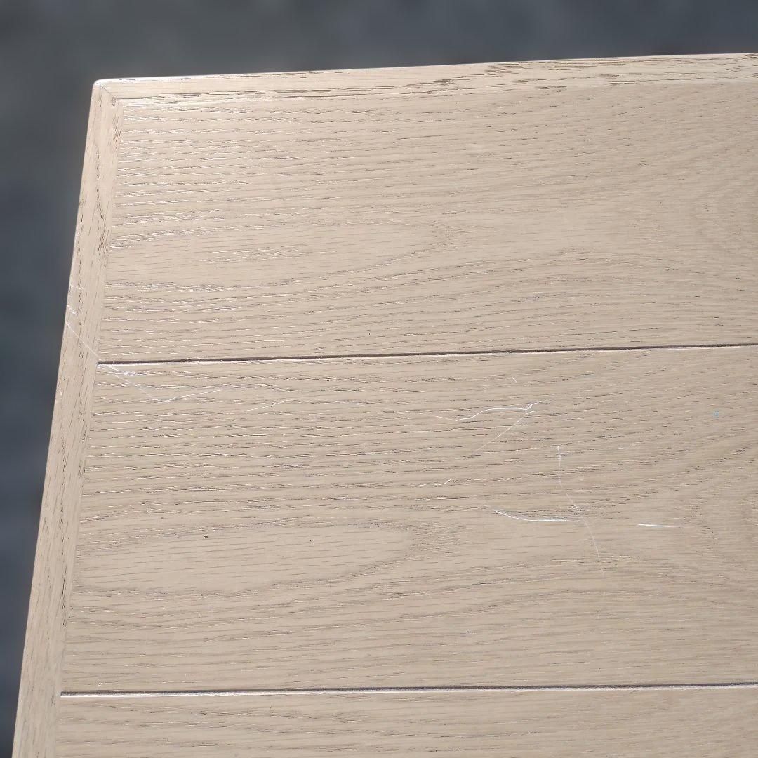 4991-2）木製カウンターテーブル ナチュラル　ティーテーブル