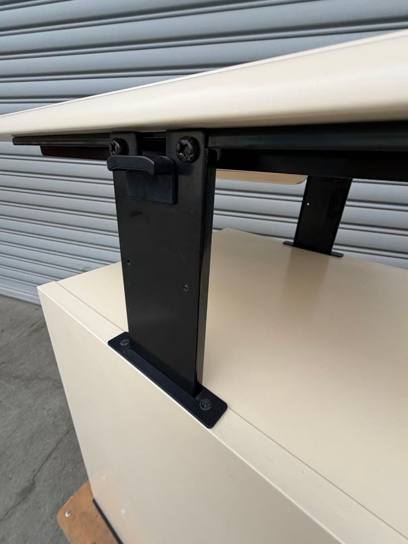 カリモク karimoku デスクワゴン 鍵なし 補助天板付き