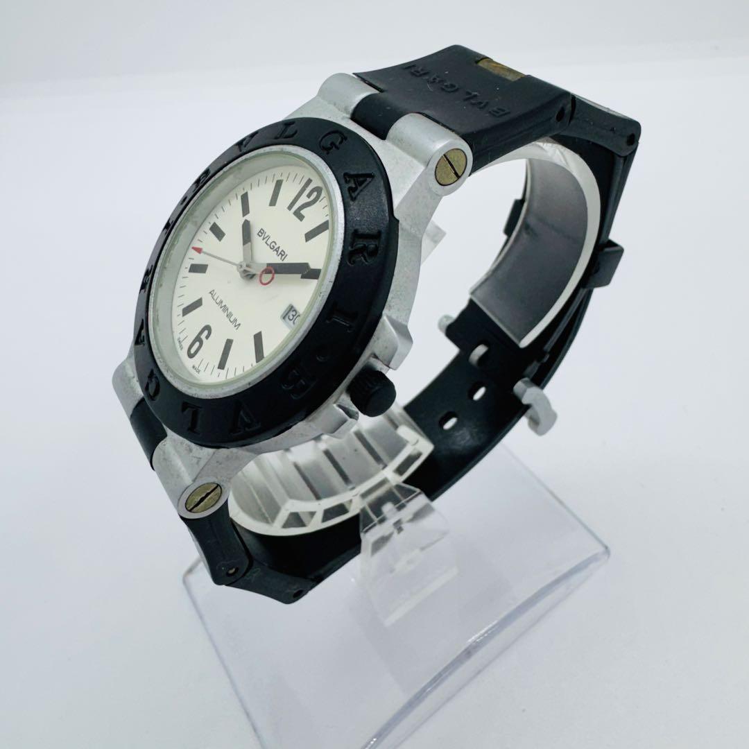 ✨BVLGARI✨ブルガリ✨デイト✨クォーツ✨AL38A✨アルミニウム✨腕時計✨