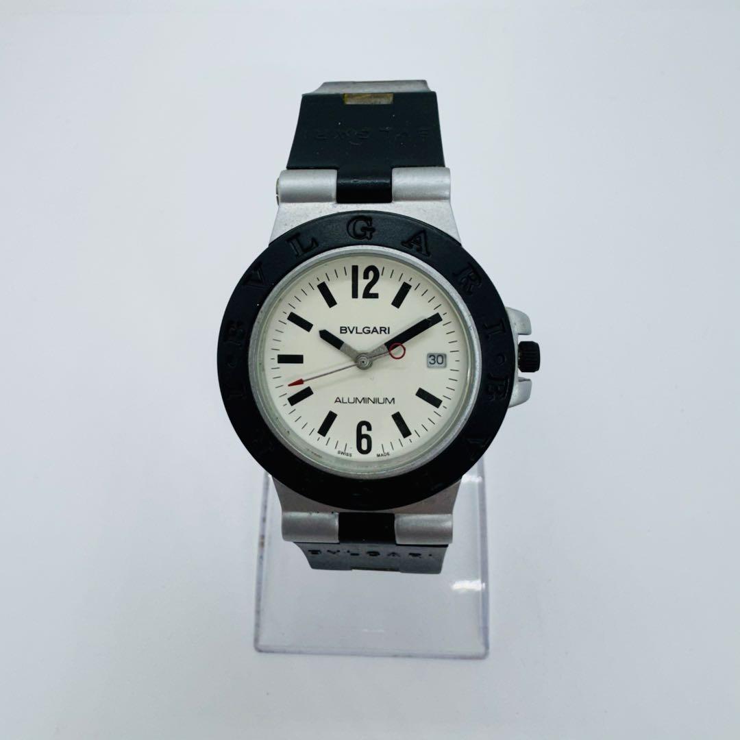 ✨BVLGARI✨ブルガリ✨デイト✨クォーツ✨AL38A✨アルミニウム✨腕時計✨
