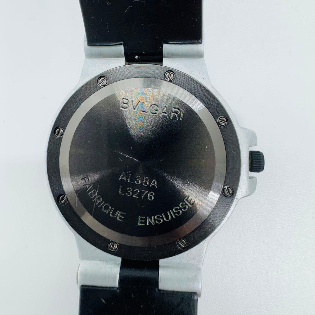 ✨BVLGARI✨ブルガリ✨デイト✨クォーツ✨AL38A✨アルミニウム✨腕時計✨
